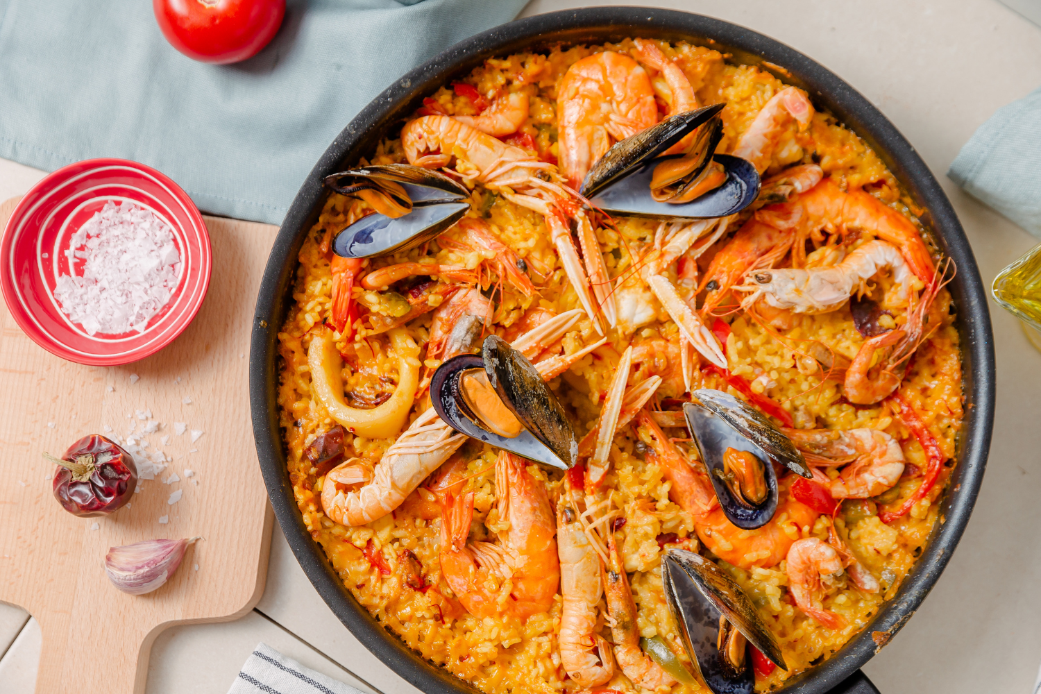 recette paella au safran délicieuse à faire