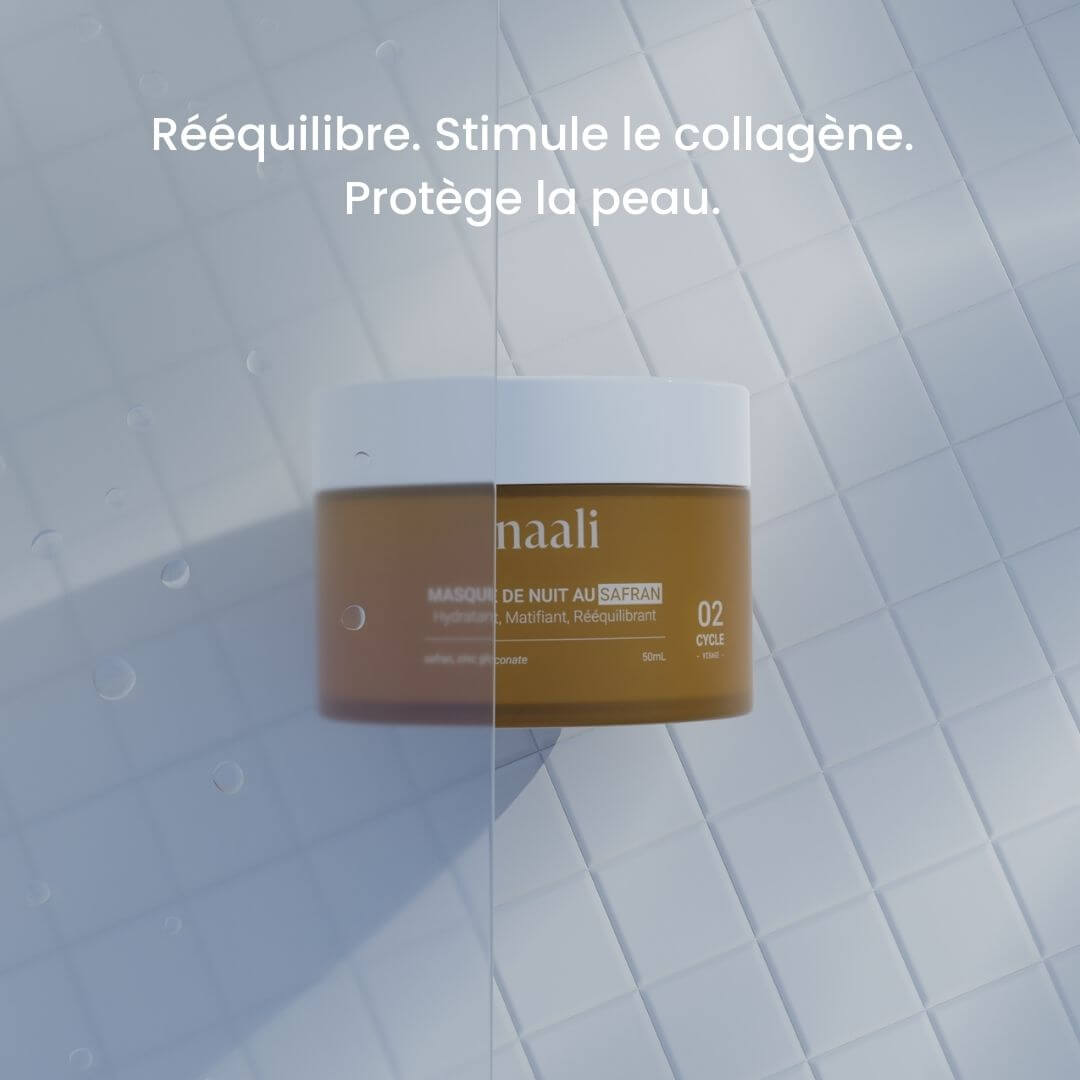 masque nuit safran hydratant rééquilibrant