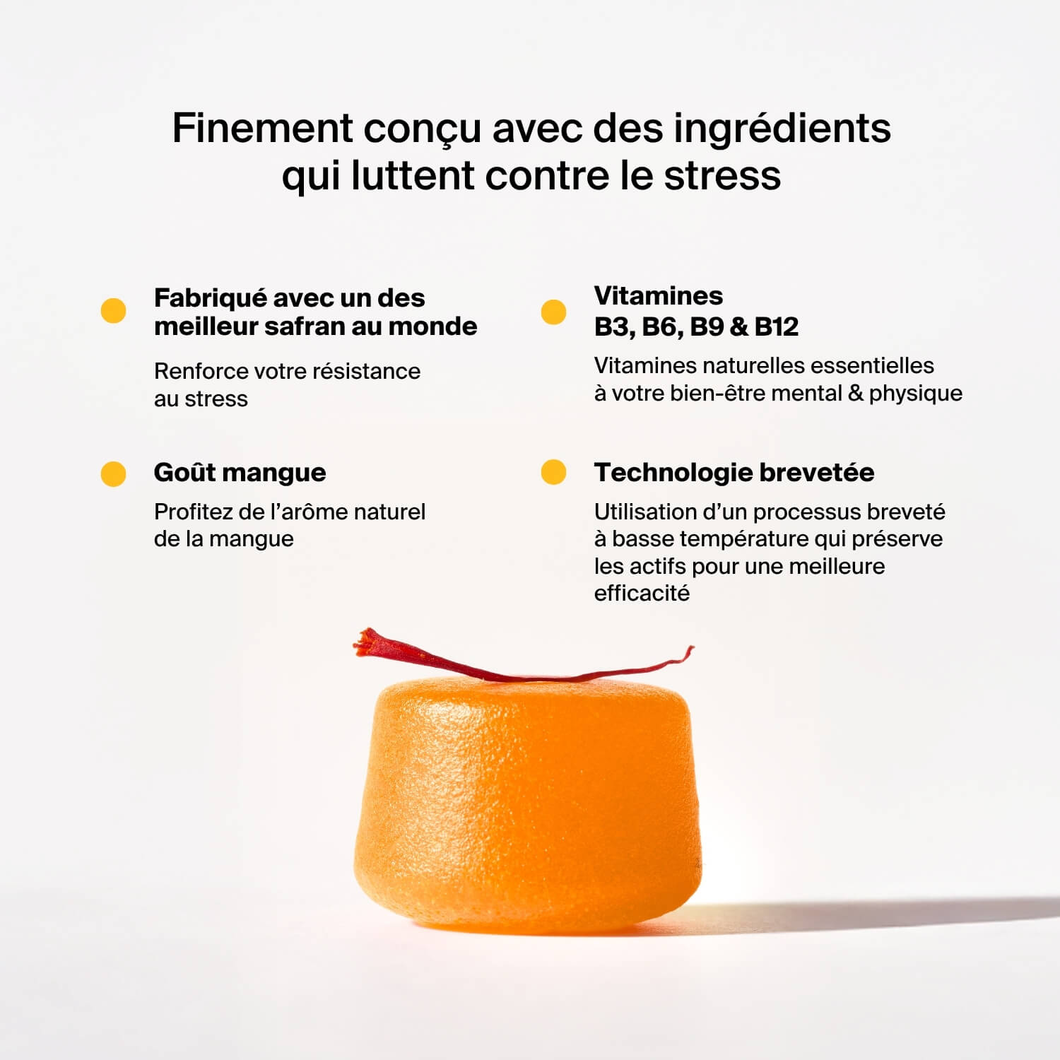 Gummies Anti-Stress au Safran