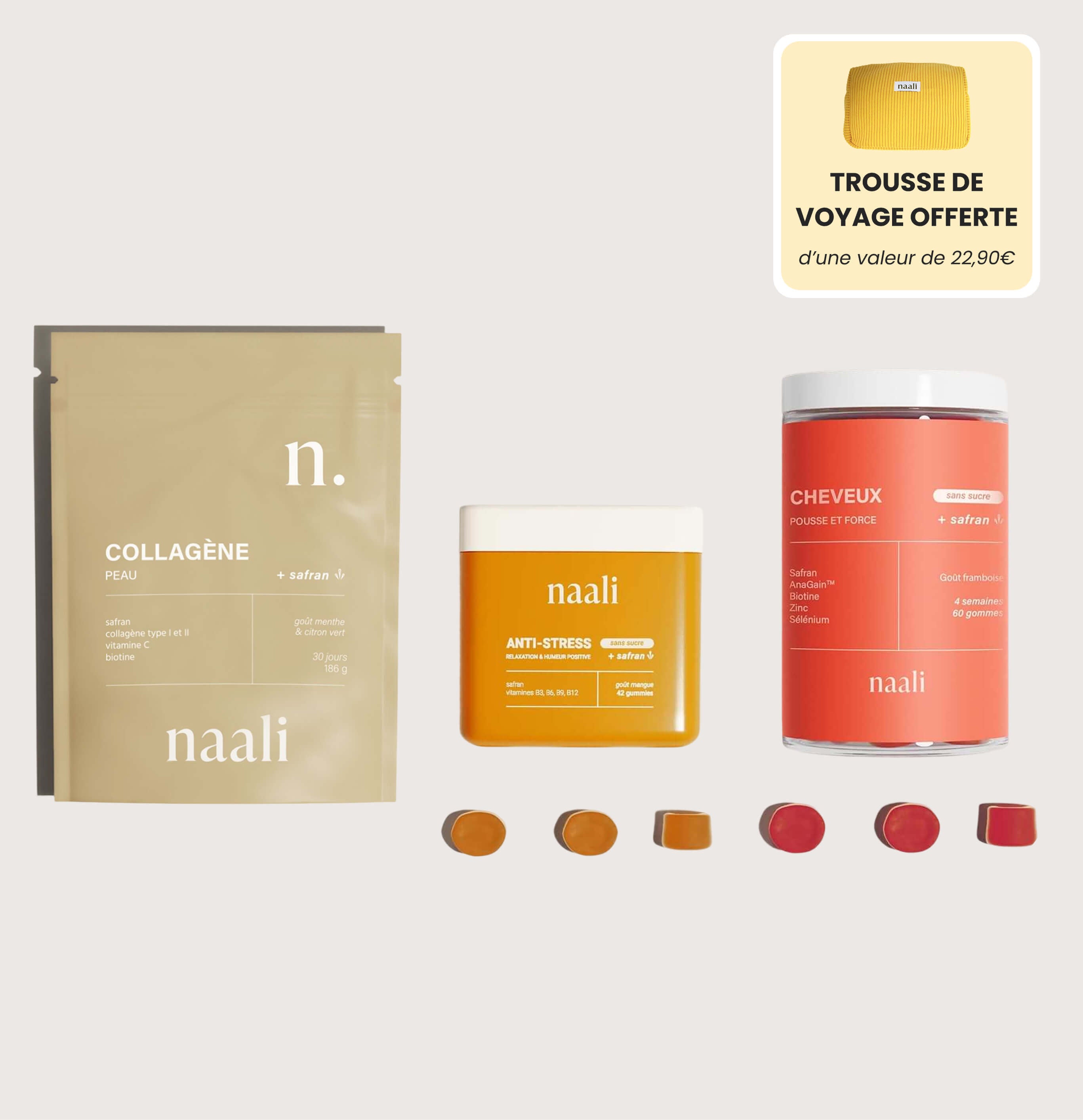 Pack Best-Seller : Stress + Collagène + Cheveux