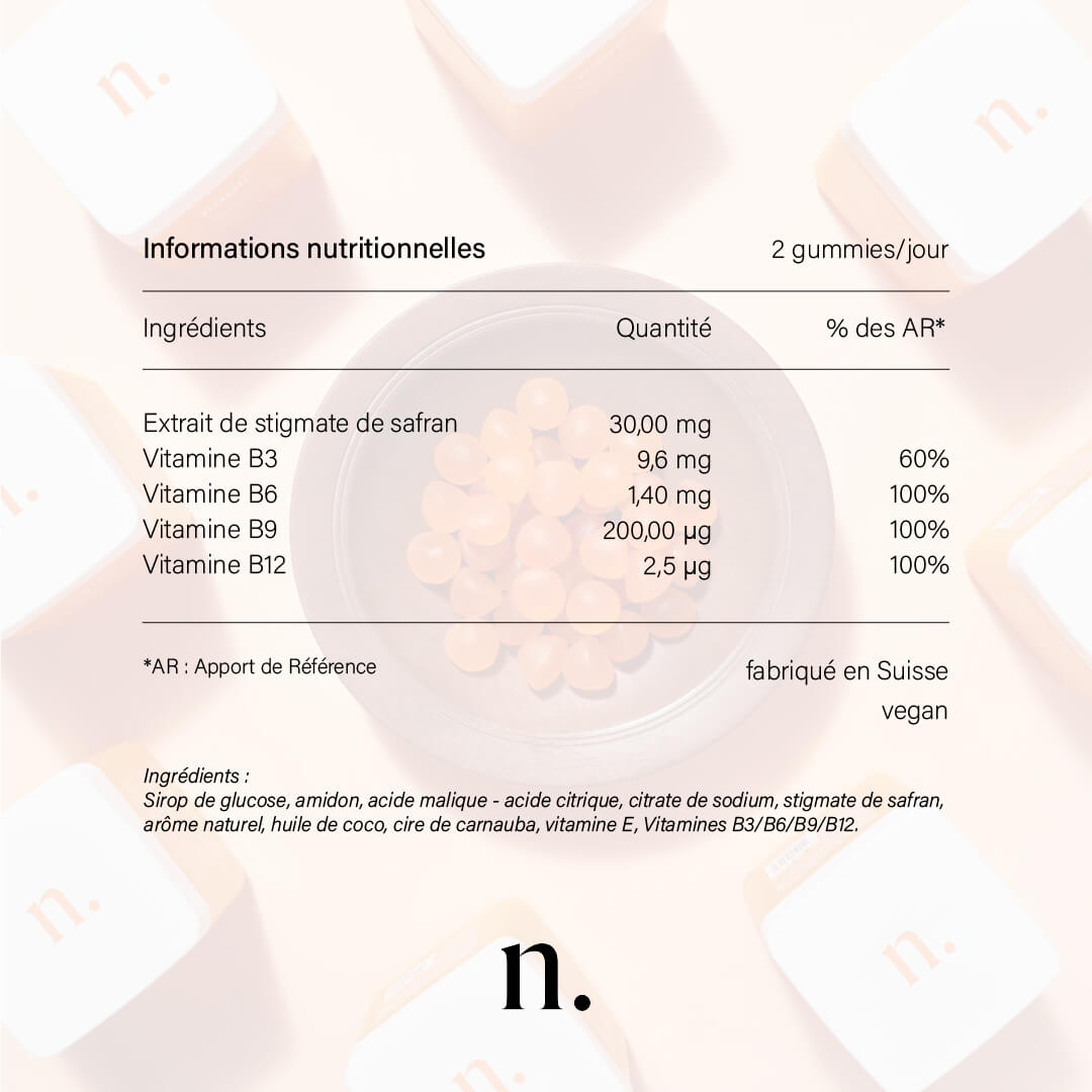 gummies anti stress safran naali