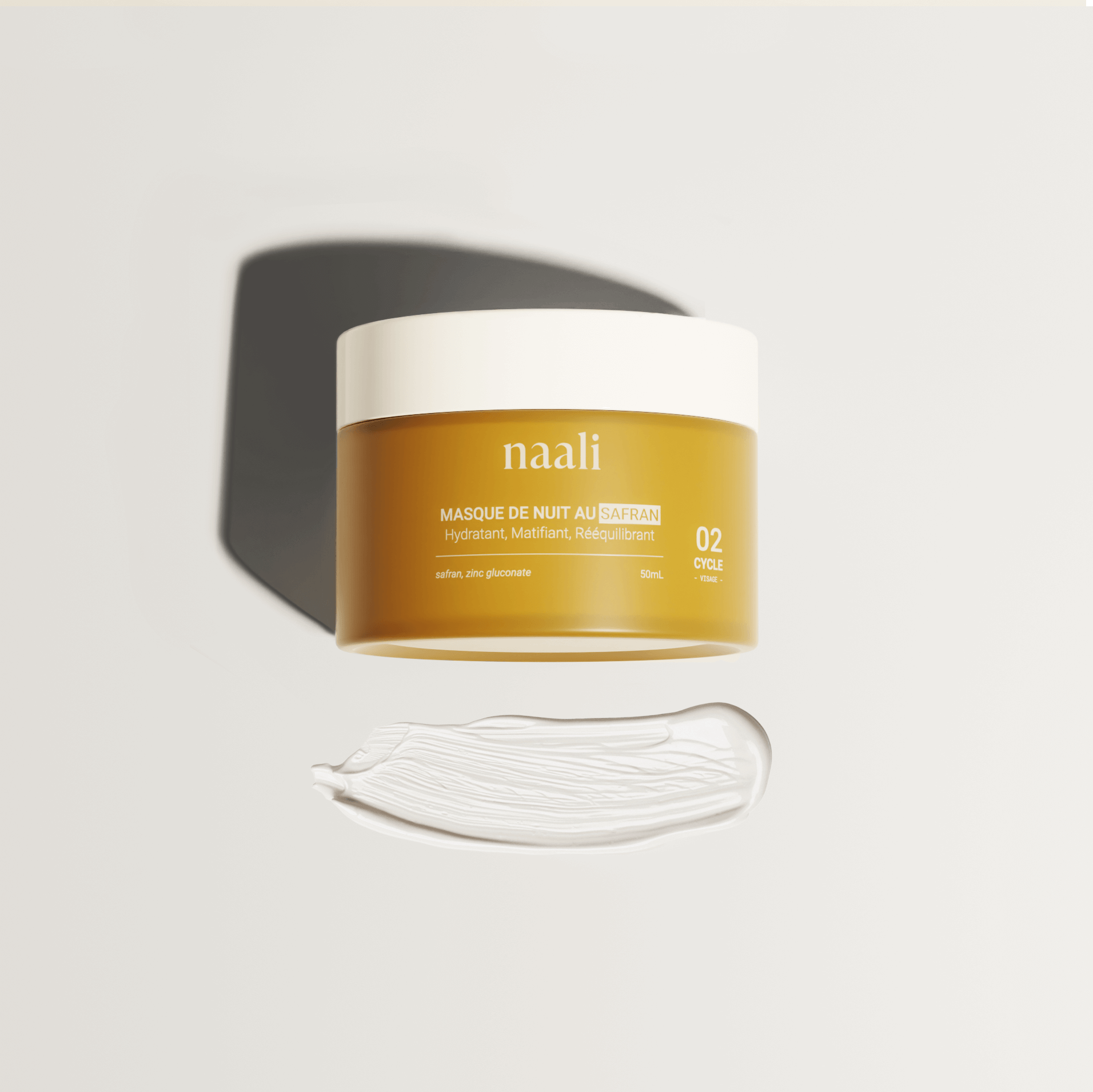 masque nuit safran hydratant rééquilibrant