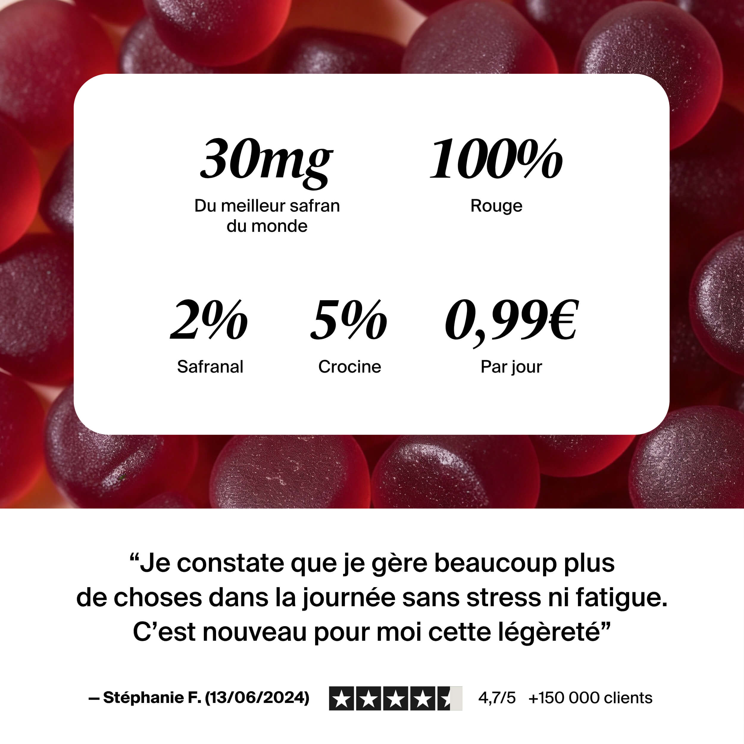Gummies Anti-Stress Safran