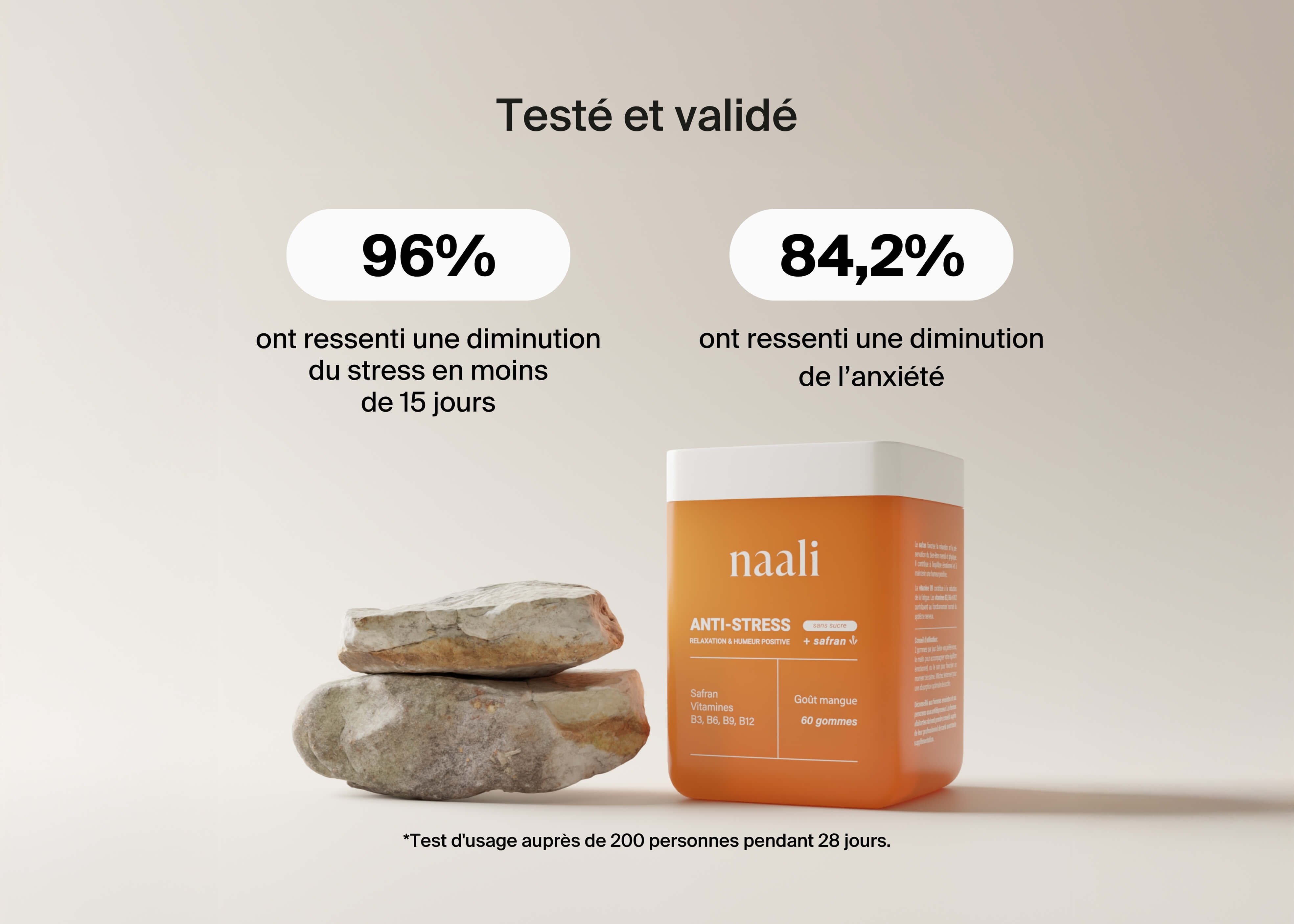 Gummies Anti-Stress au safran x3