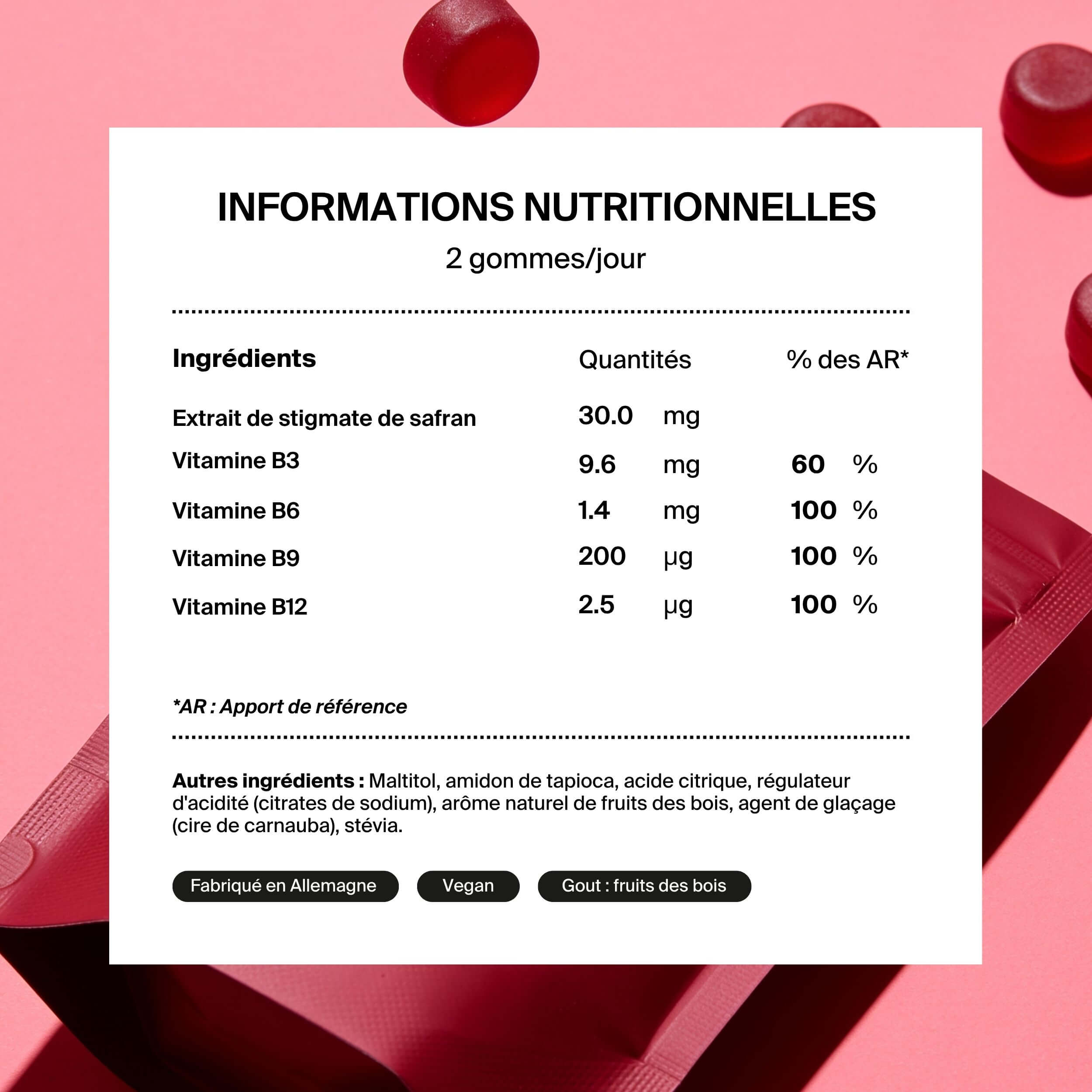 Gummies Anti-Stress Safran