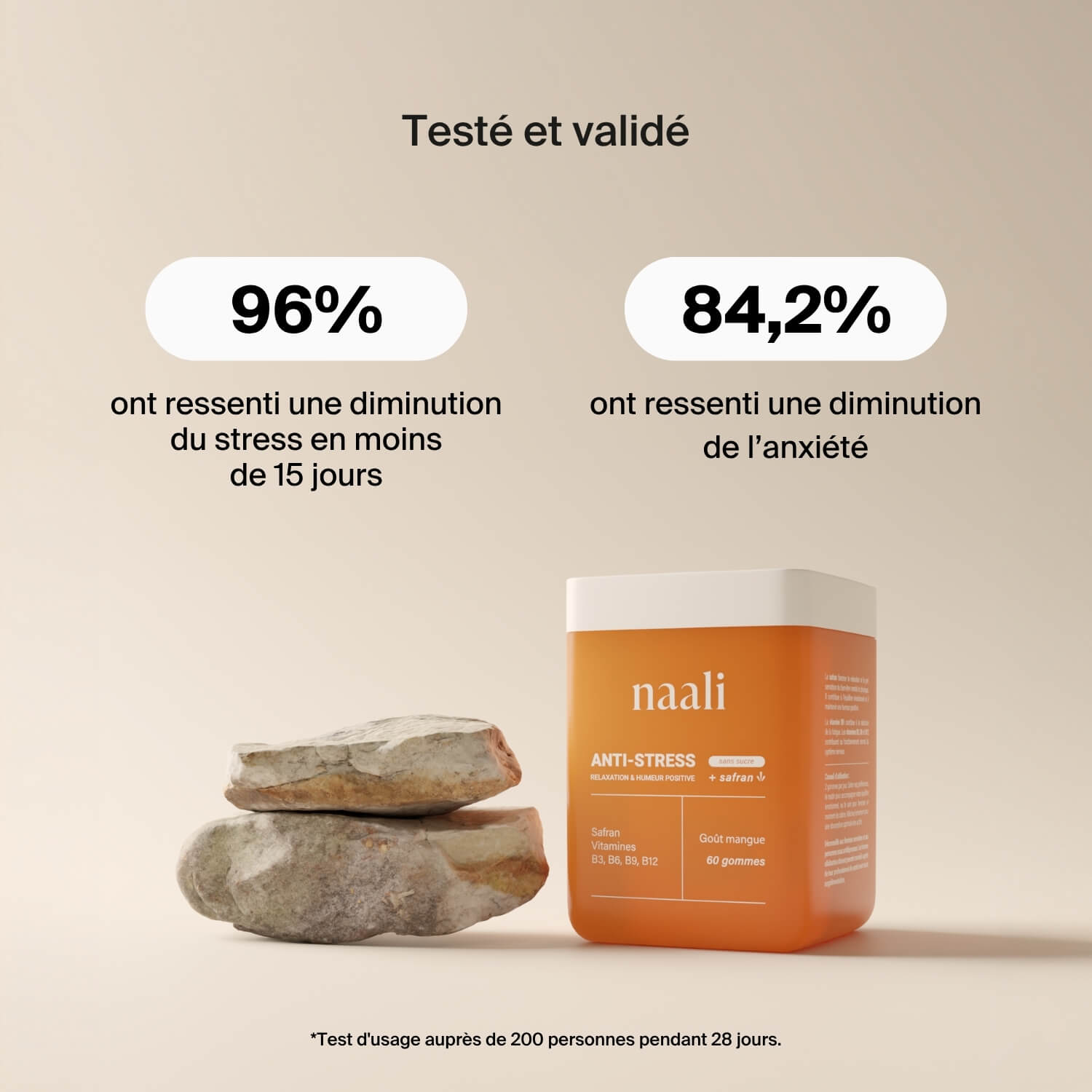 Gummies Anti-Stress au Safran