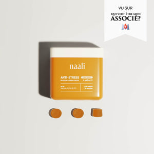 Gommes NAALI ZENKIDS Calme Et Concentration - Saveur Orange Safran, 90 Gommes, Péremption 09/2026