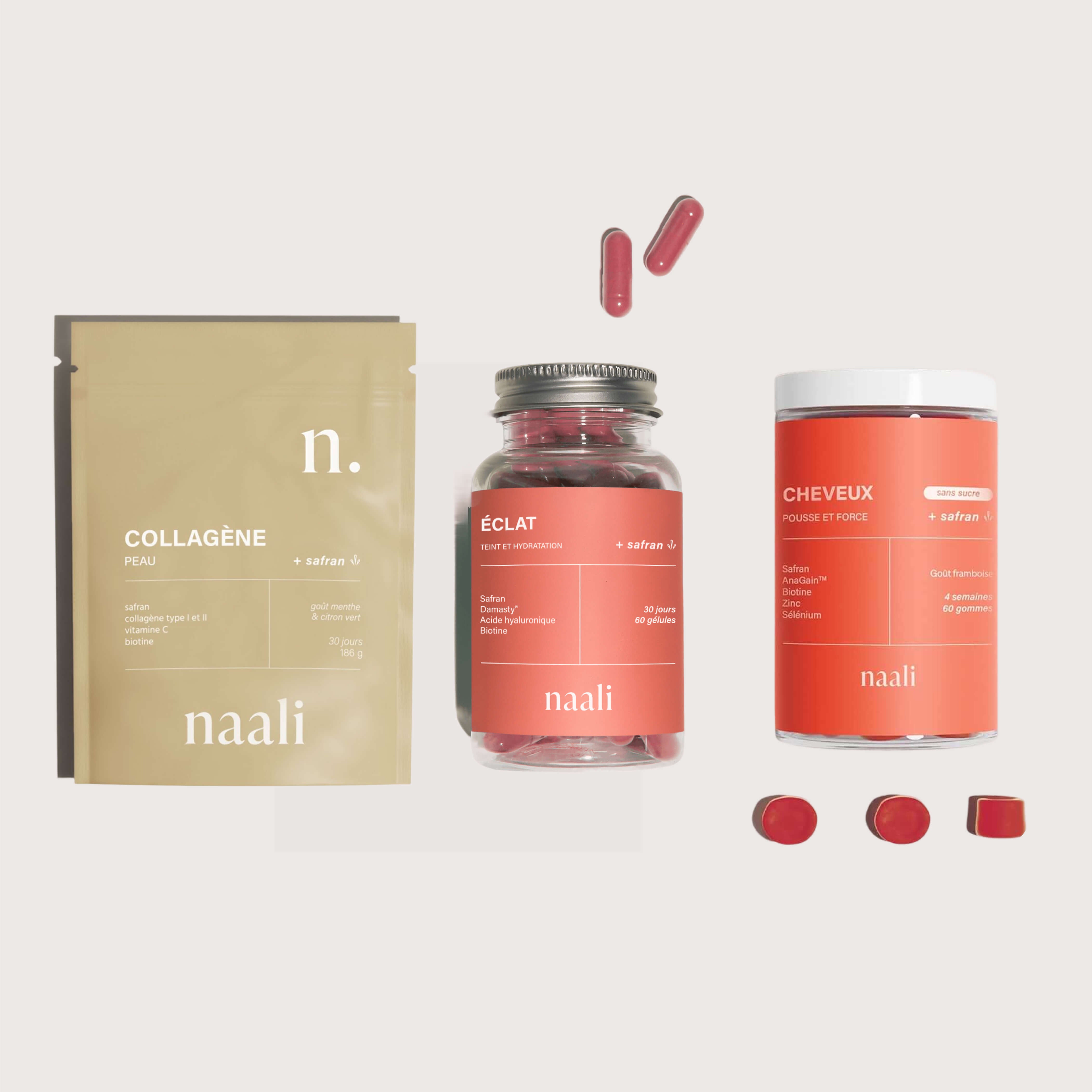 Pack Beauté : Collagène + Cheveux + Éclat