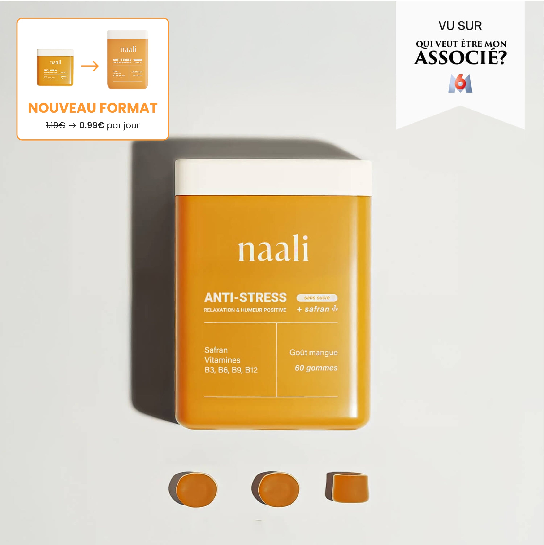 Gummies Anti-Stress au Safran